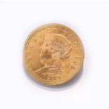 Goldmünze, 100 Pesos, Chile, 1961, Cien Pesos, Diez