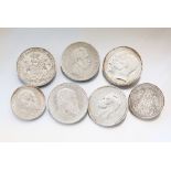Konvolut 14 Silbermünzen, Deutsches Reich, best. aus: 1