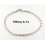 Tiffany & Co. Collier, 925er Silber, Glieder in T-Form,