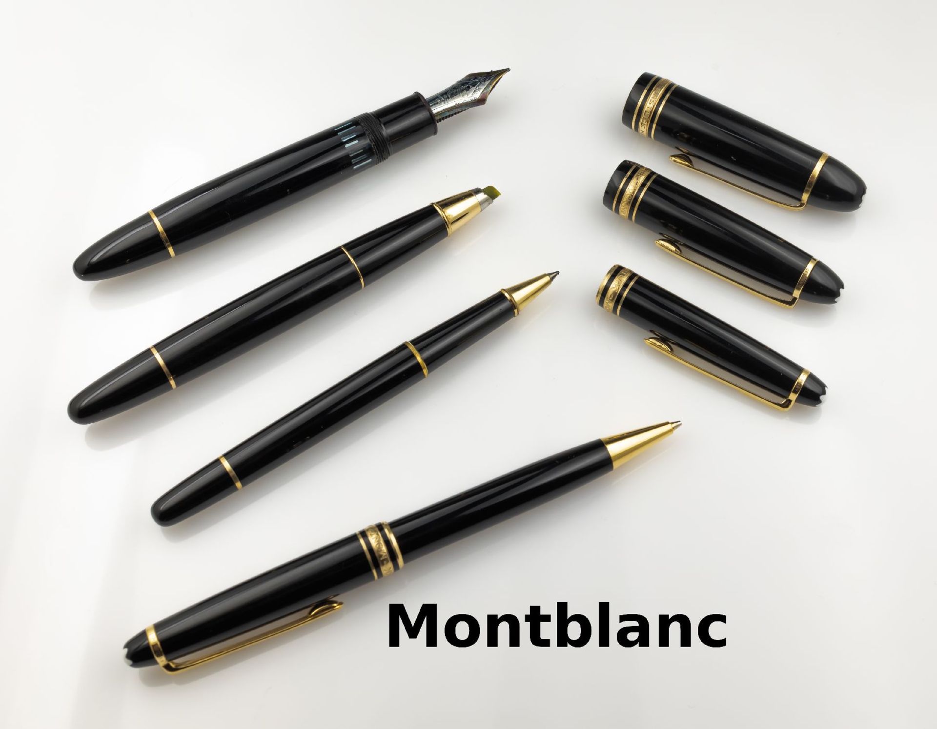 MONTBLANC Schreibset, Kolbenfüller, Kugelschreiber,