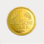 Goldmünze, 1 Deutsche Mark, Deutschland 2001, sogen.