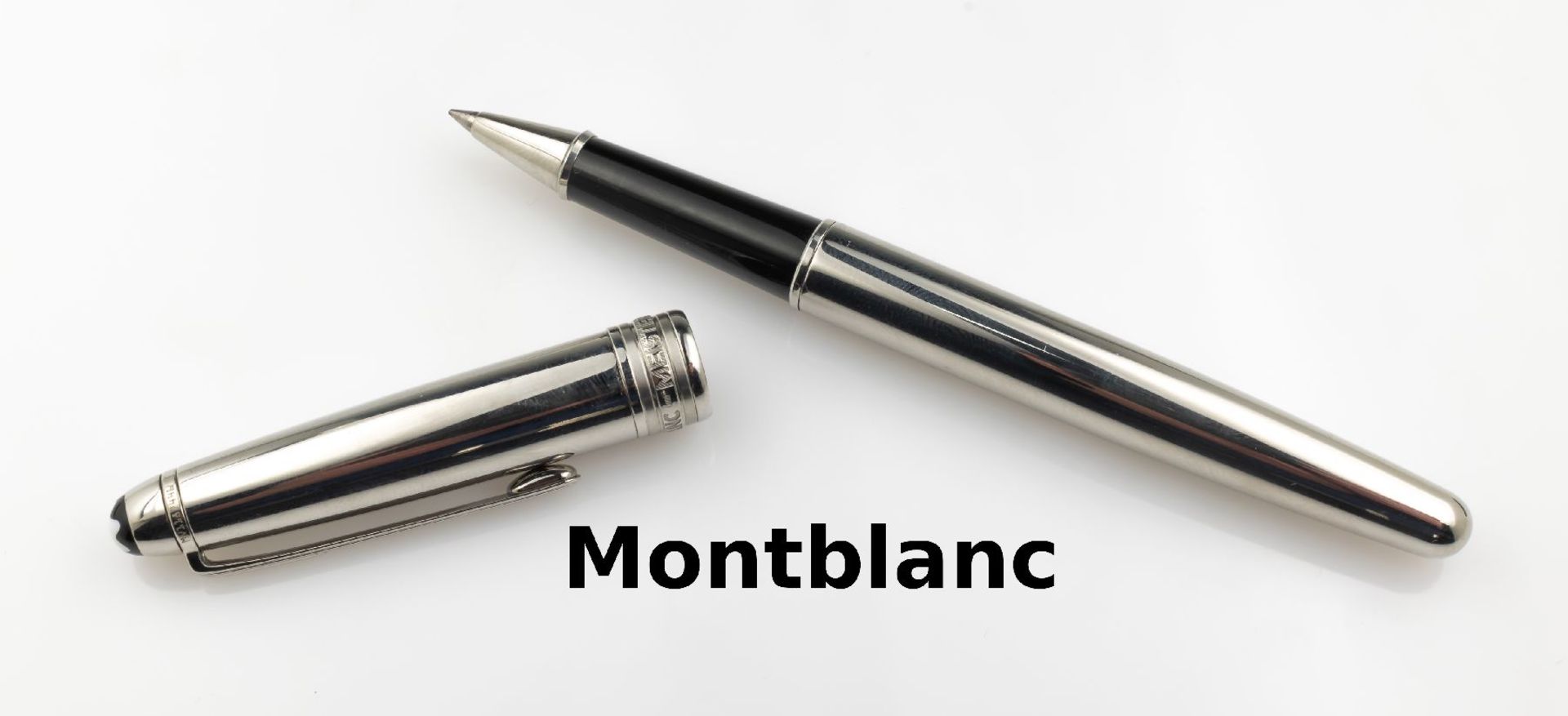 MONTBLANC Ballpen, Meisterstück,   Metall vers., sign. und