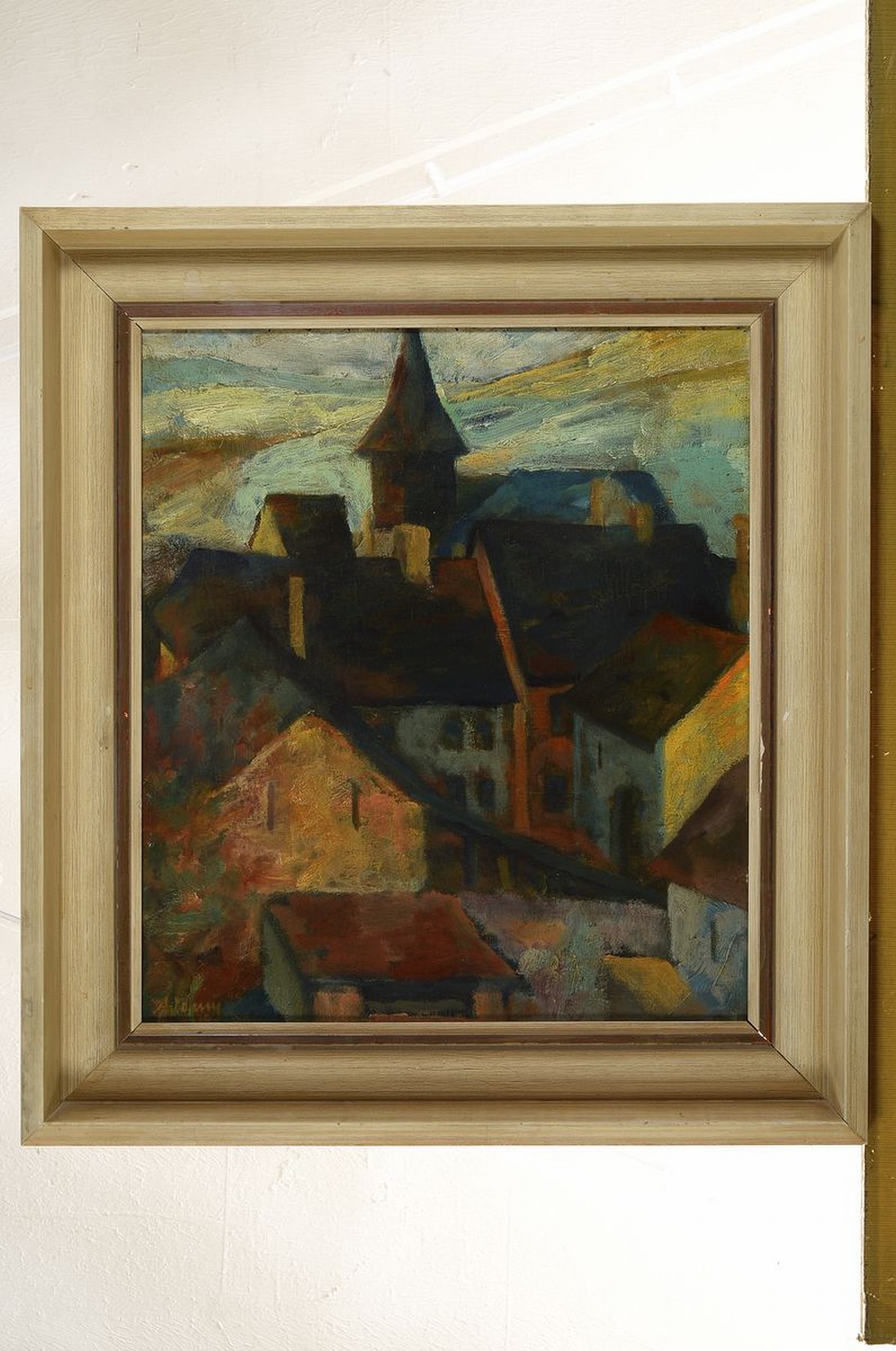 Hans Adamy, 1890 Trier-1976, Blick auf die Kirche St. - Image 3 of 3