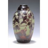 Große Vase, Argenthal, Paul Nicolas, Cristallerie de Saint