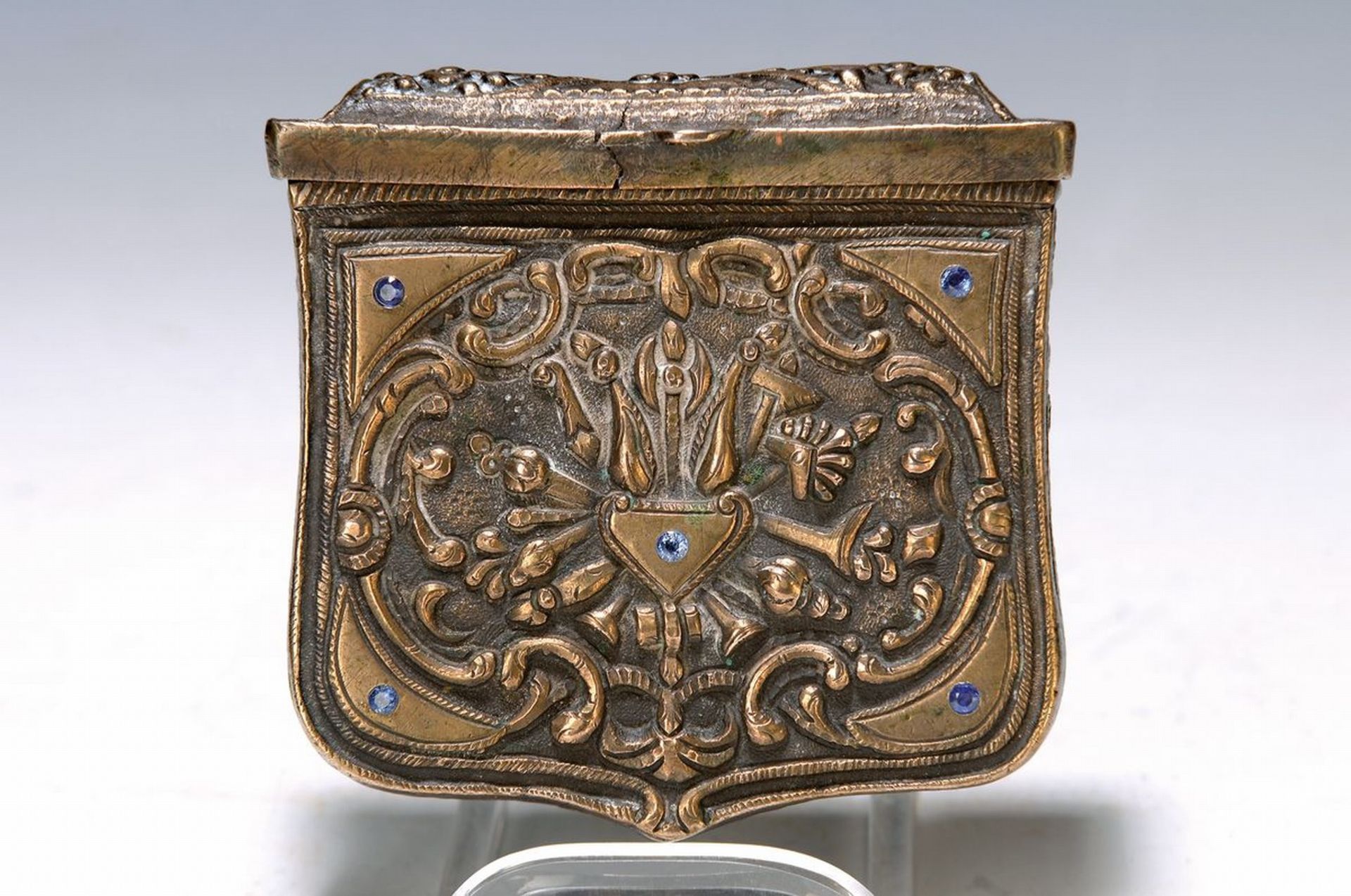 Gürteltasche, osmanisches Reich, um 1850,  Bronze,