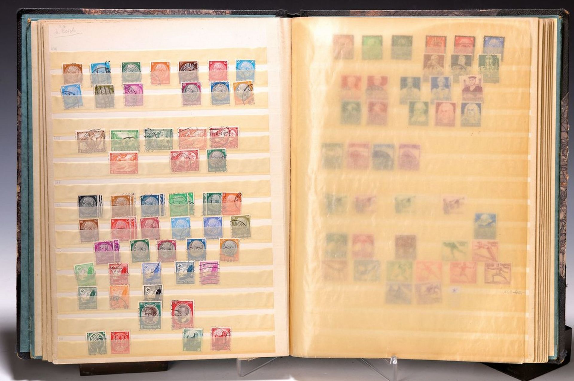 Sammlung Briefmarken, Deutsches Reich und 3 . Reich und