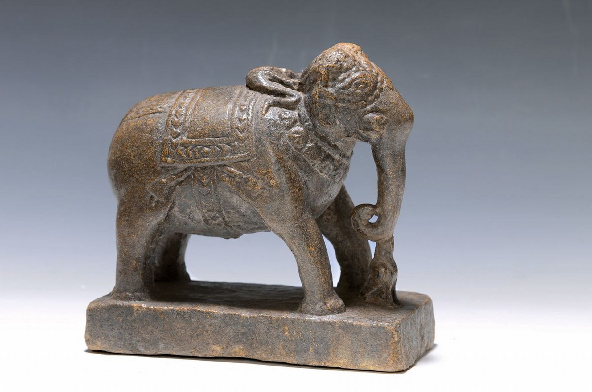 Skulptur eines Elefanten, Rajastan Indien, um 1800,