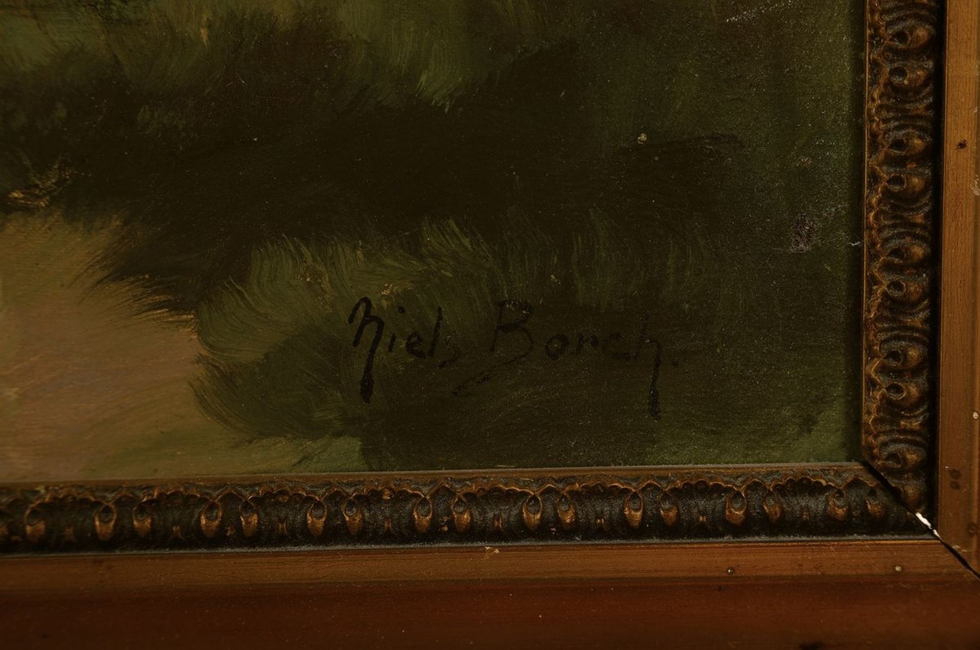 Niels Borch, dänischer Maler, 1.H.20.Jh.,  Küstenansicht - Bild 2 aus 3