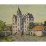Unbekannter Maler, deutsch, um 1900,  Das alte Pädagog in