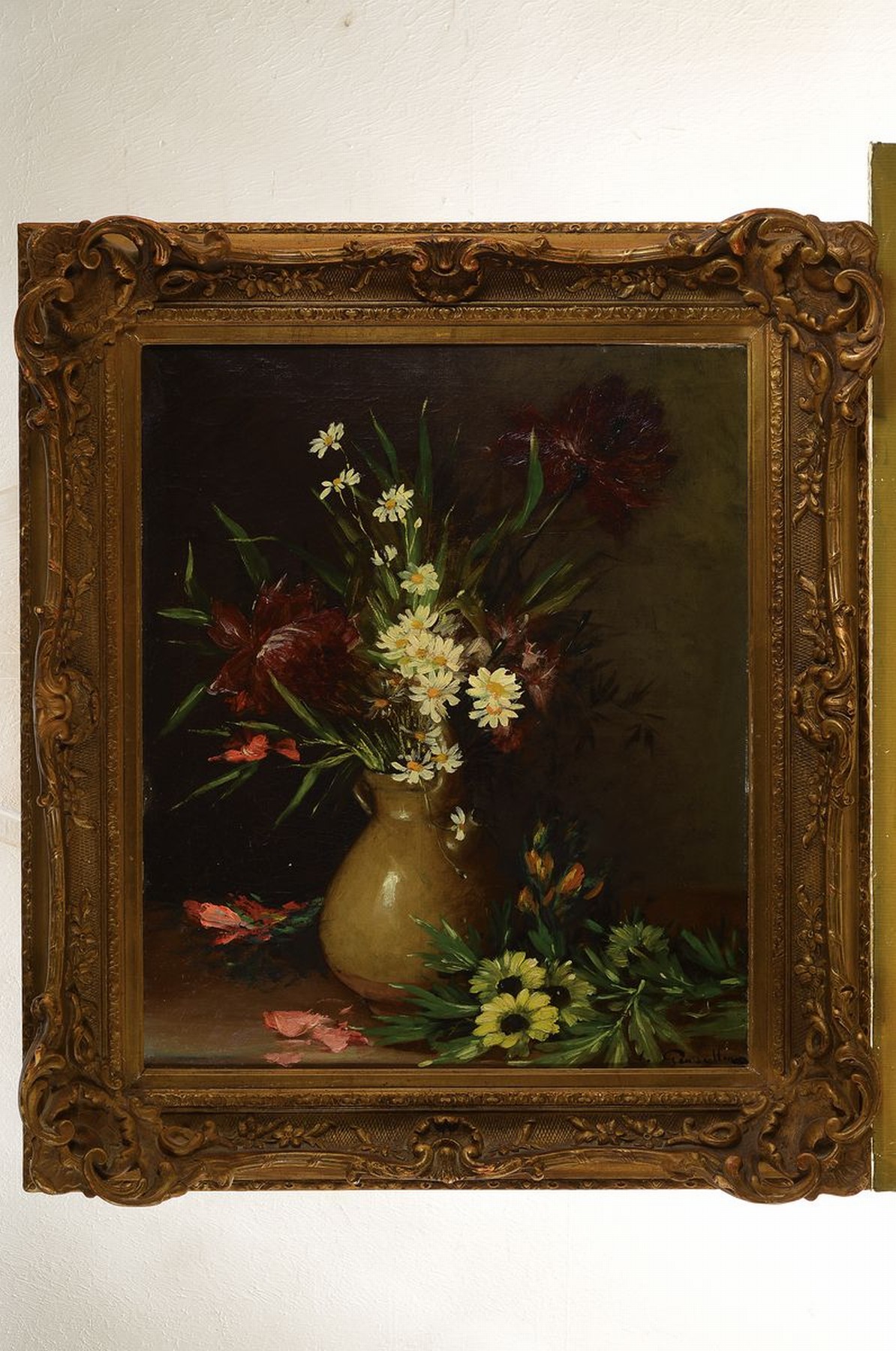 Louis Gensollen, 1834-1907, Stillleben mit Blumen, - Image 3 of 3