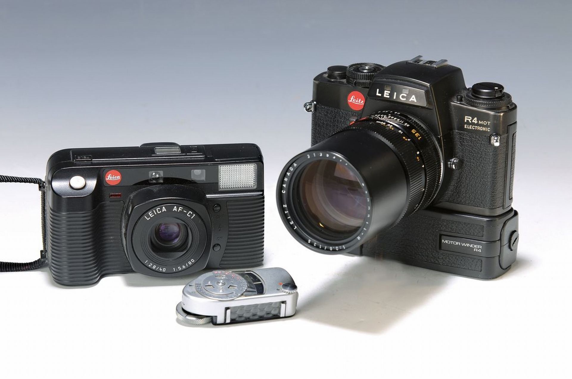 Leica Spiegelreflexkamera R 4 mit, Motor- Winder und