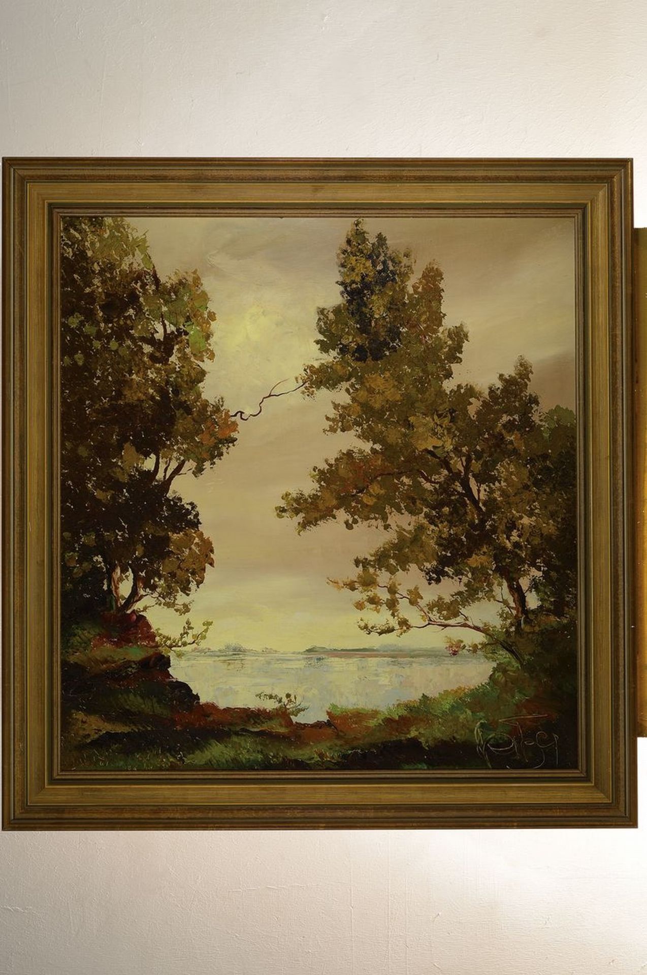 Karl Philipp Spitzer, 1887-1954 Speyer,  Bäume am Rhein, - Bild 3 aus 3