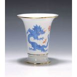 Vase, Meissen, 20. Jh., 2. Wahl, Porzellan, Dekor blauer
