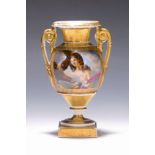Vase, Frankreich um 1860,  Porzellan, polychrome