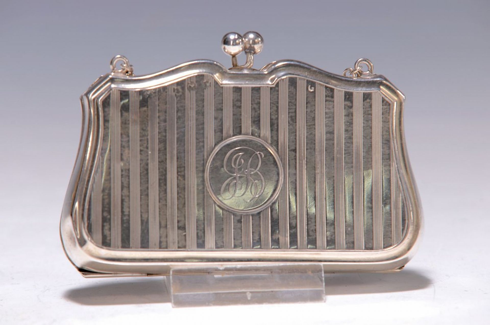 Geldbörse, wohl London, um 1932,  925er Silber,