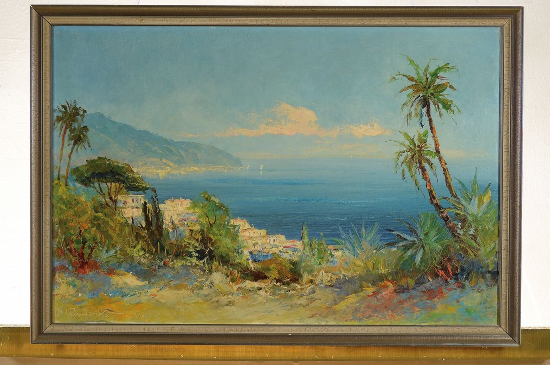 P. Ramondo, Maler der Mitte des 20. Jh.,  Küstenlandschaft - Bild 3 aus 3