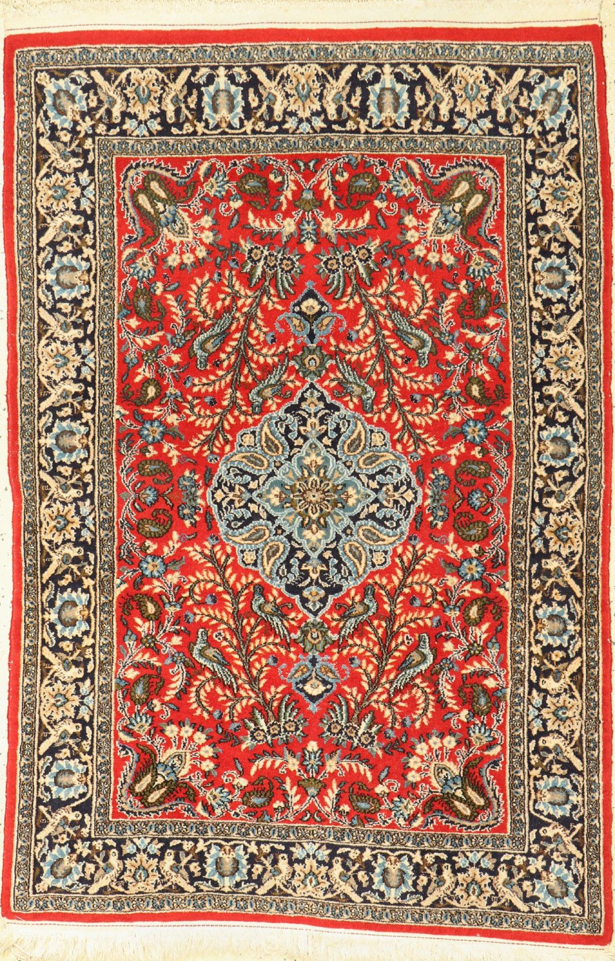 Ghom alt,   Persien, um 1950, Wolle mit Seide, ca. 155 x