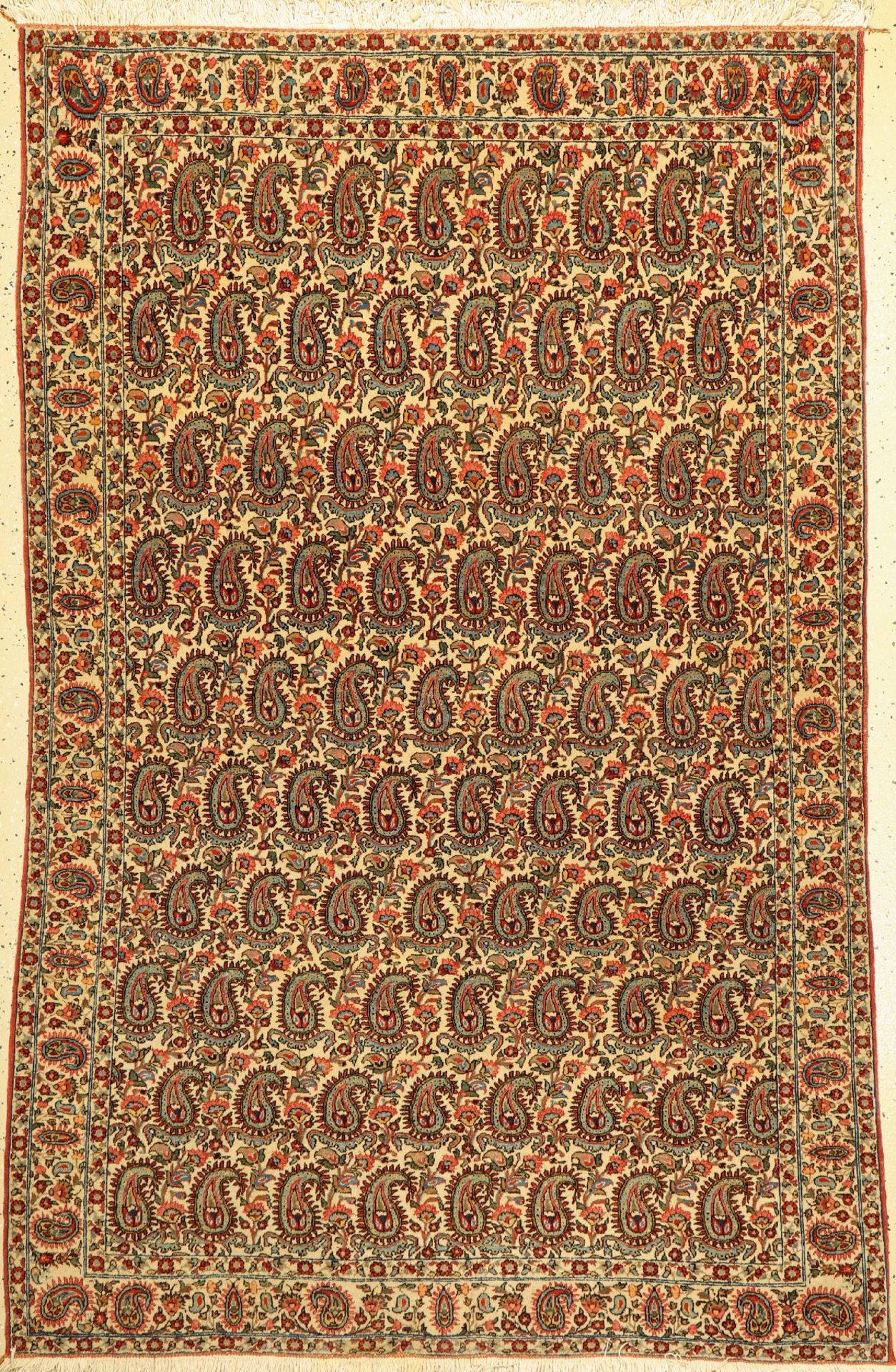 Ghom Kork fein,   Persien, um 1950, Korkwolle, ca. 208 x