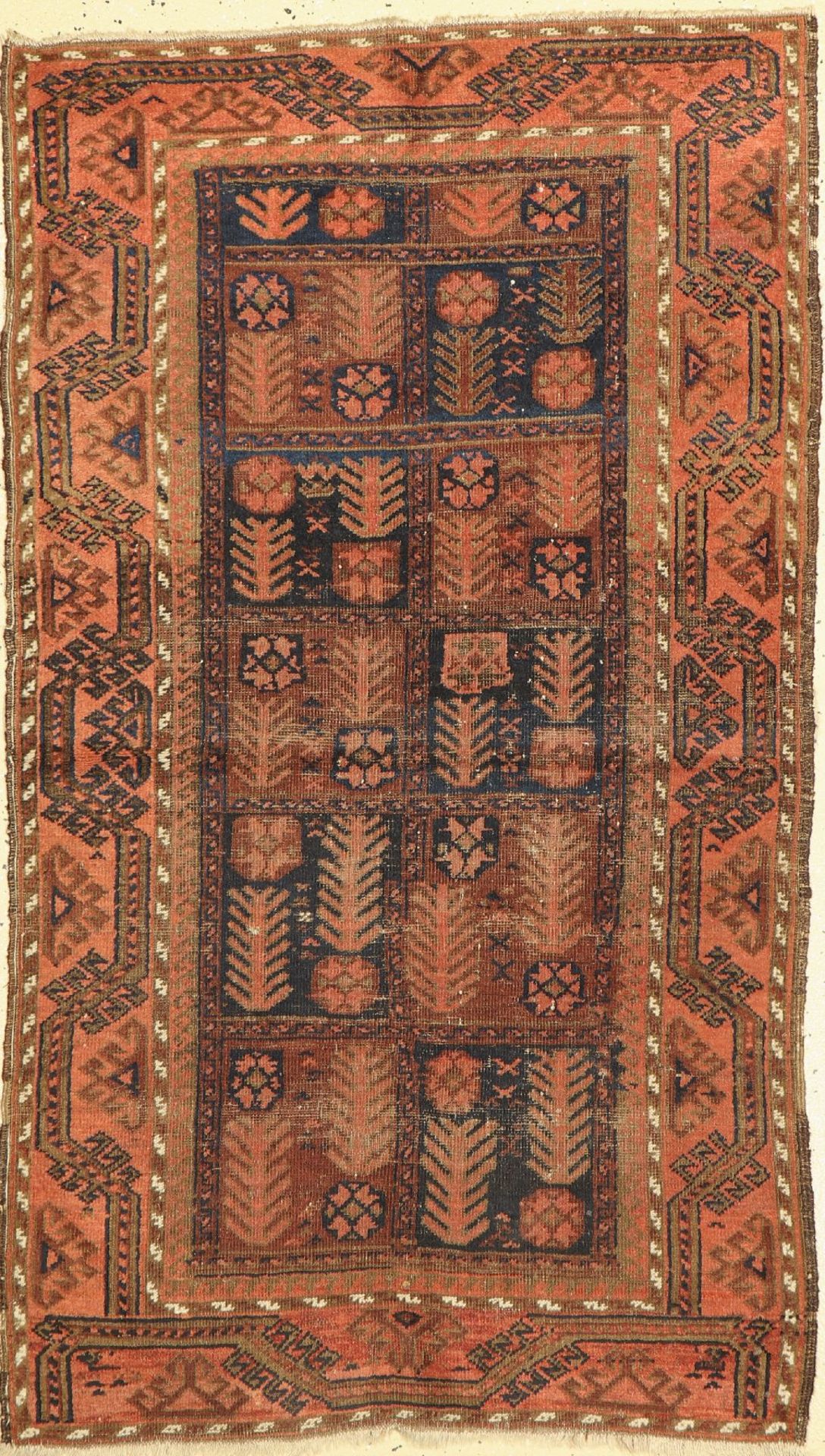 Antiker Belutsch,   Persien, um 1900, Wolle auf Wolle, ca.