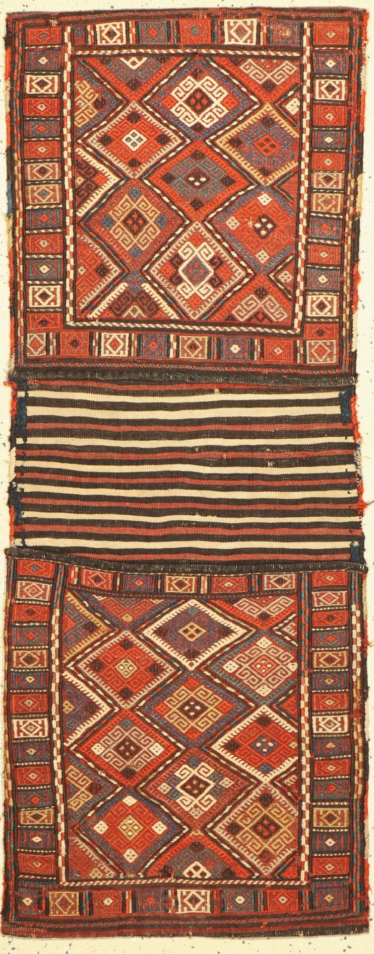 Kurdische Sumakh Tasche,   Persien, um 1930, Wolle auf