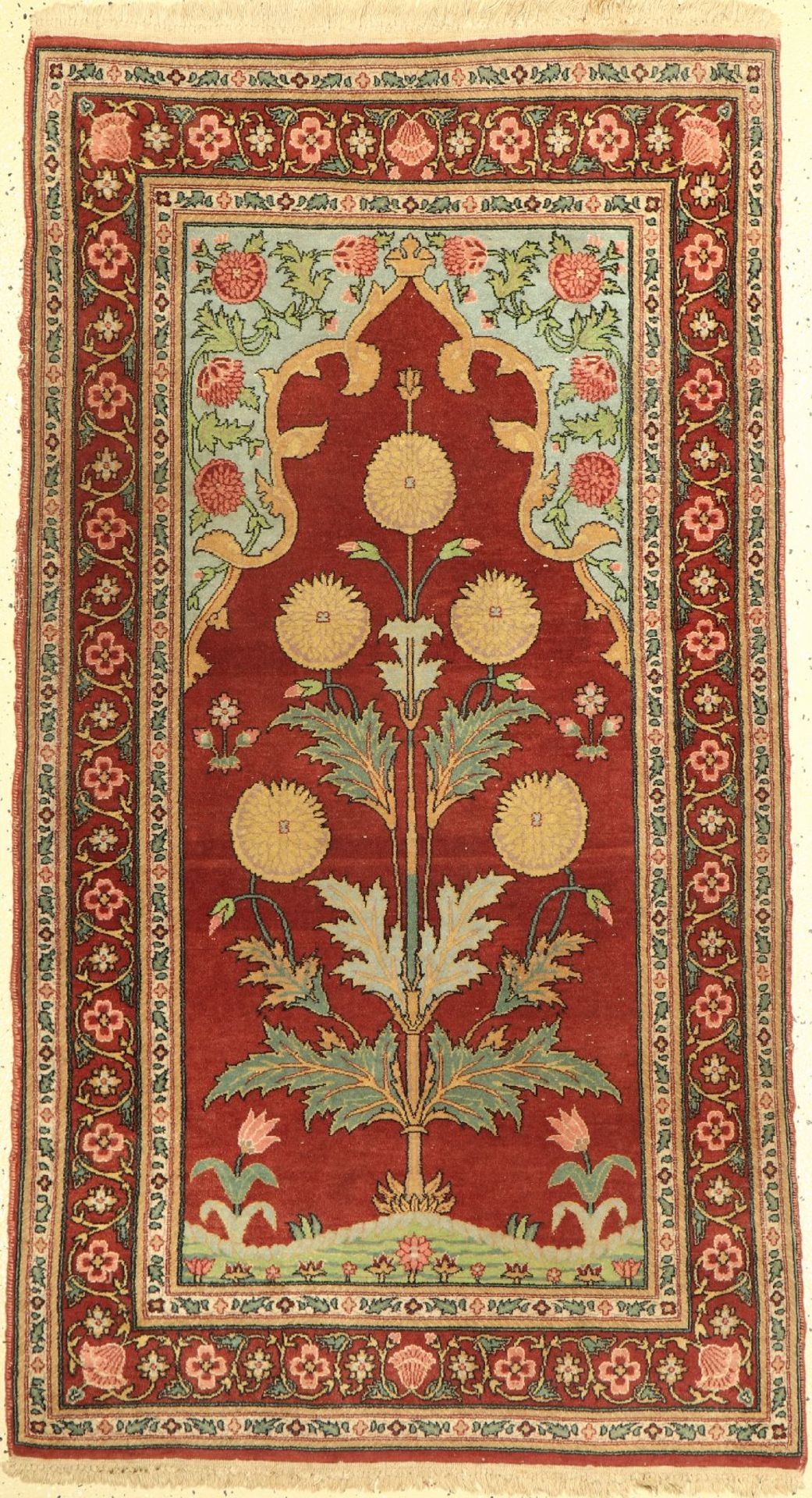 Lahor fein,   Pakistan, ca. 50 Jahre, Korkwolle, ca. 163 x