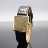 MARVIN Herrenarmbanduhr in GG 750/000, Schweiz um 1965,