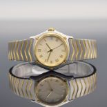 EBEL Damenarmbanduhr Classic Wave in Stahl/Gold, Schweiz