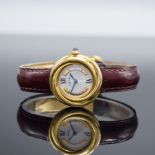 CARTIER Vermeil Trinity Damenarmbanduhr, Schweiz um 2000,