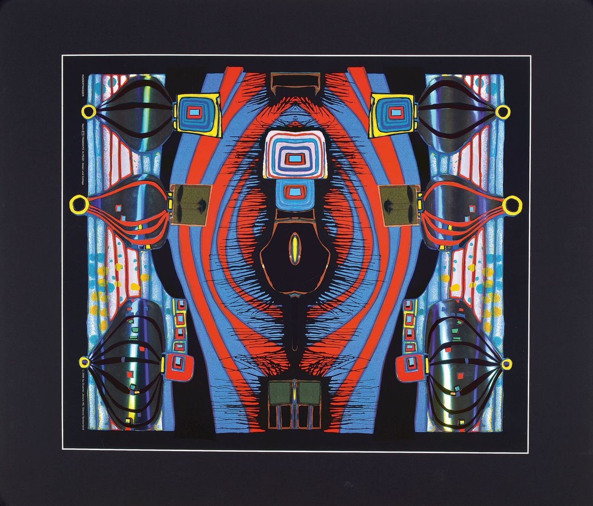 Friedensreich Hundertwasser, 1928-2000,  Kunstdruck mit