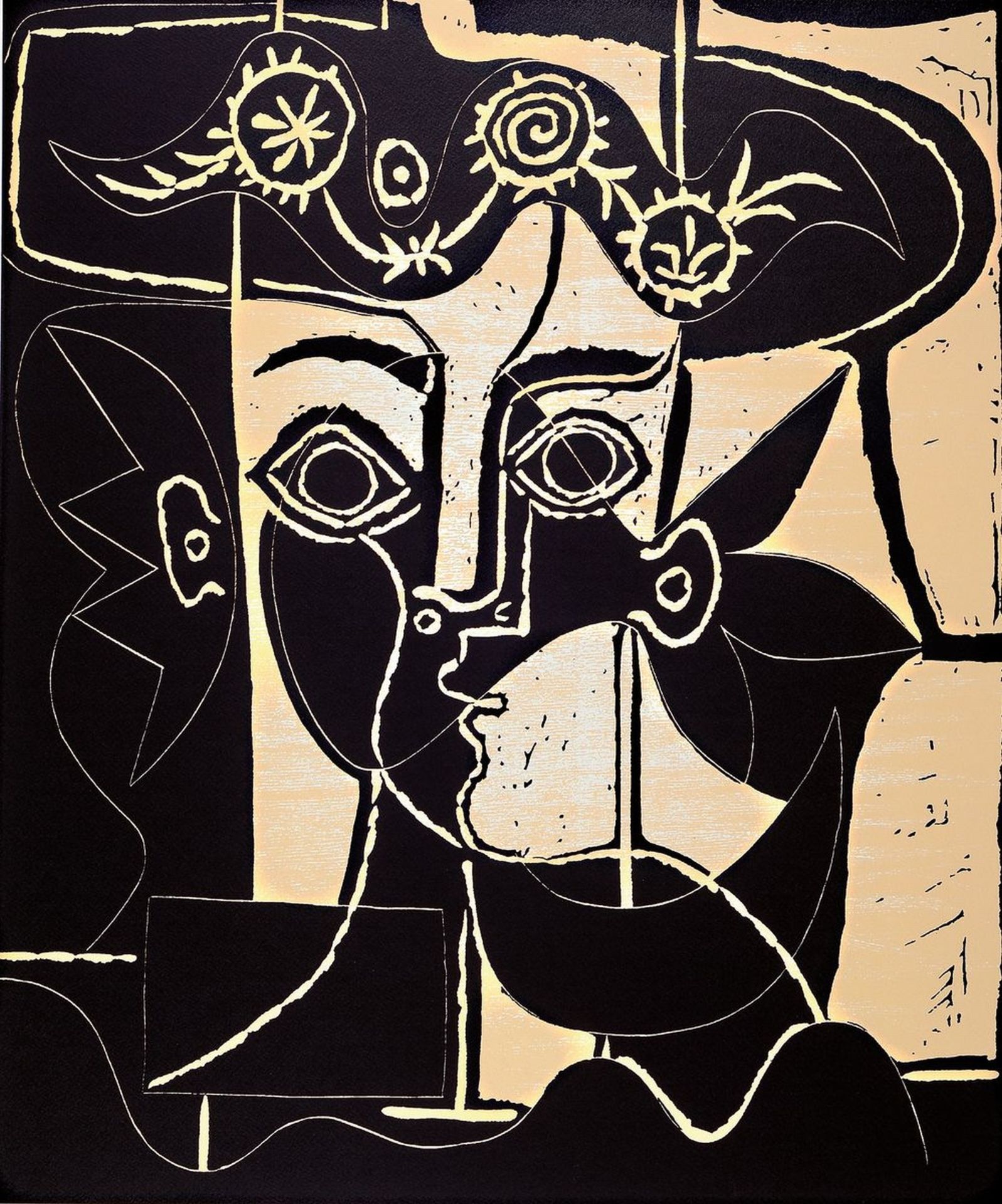 Pablo Picasso, 1881-1973,  'Femme au chapeau orni',