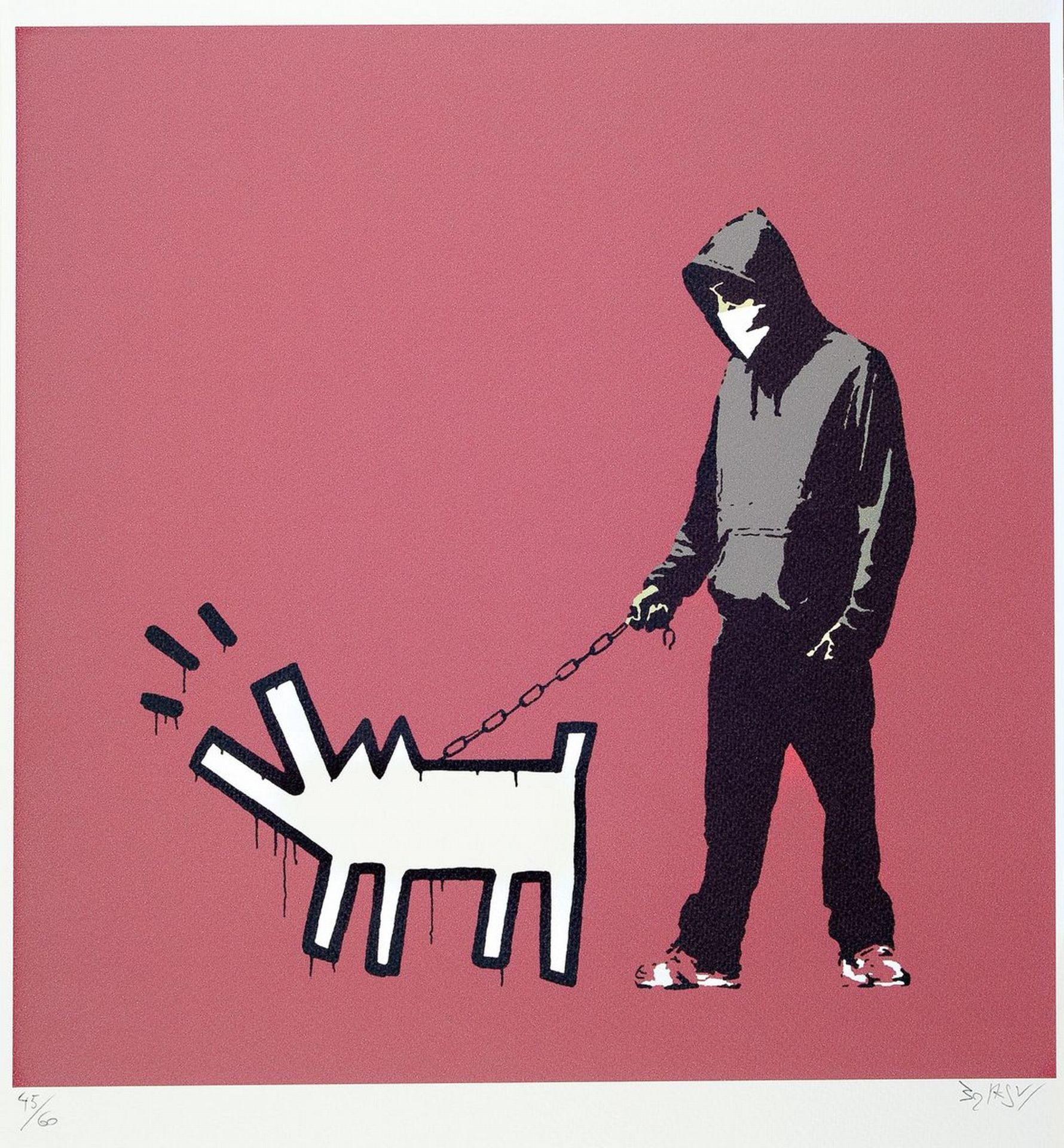 Banksy, geb. 1974 Bristol,  Lithografie, 'Choose your