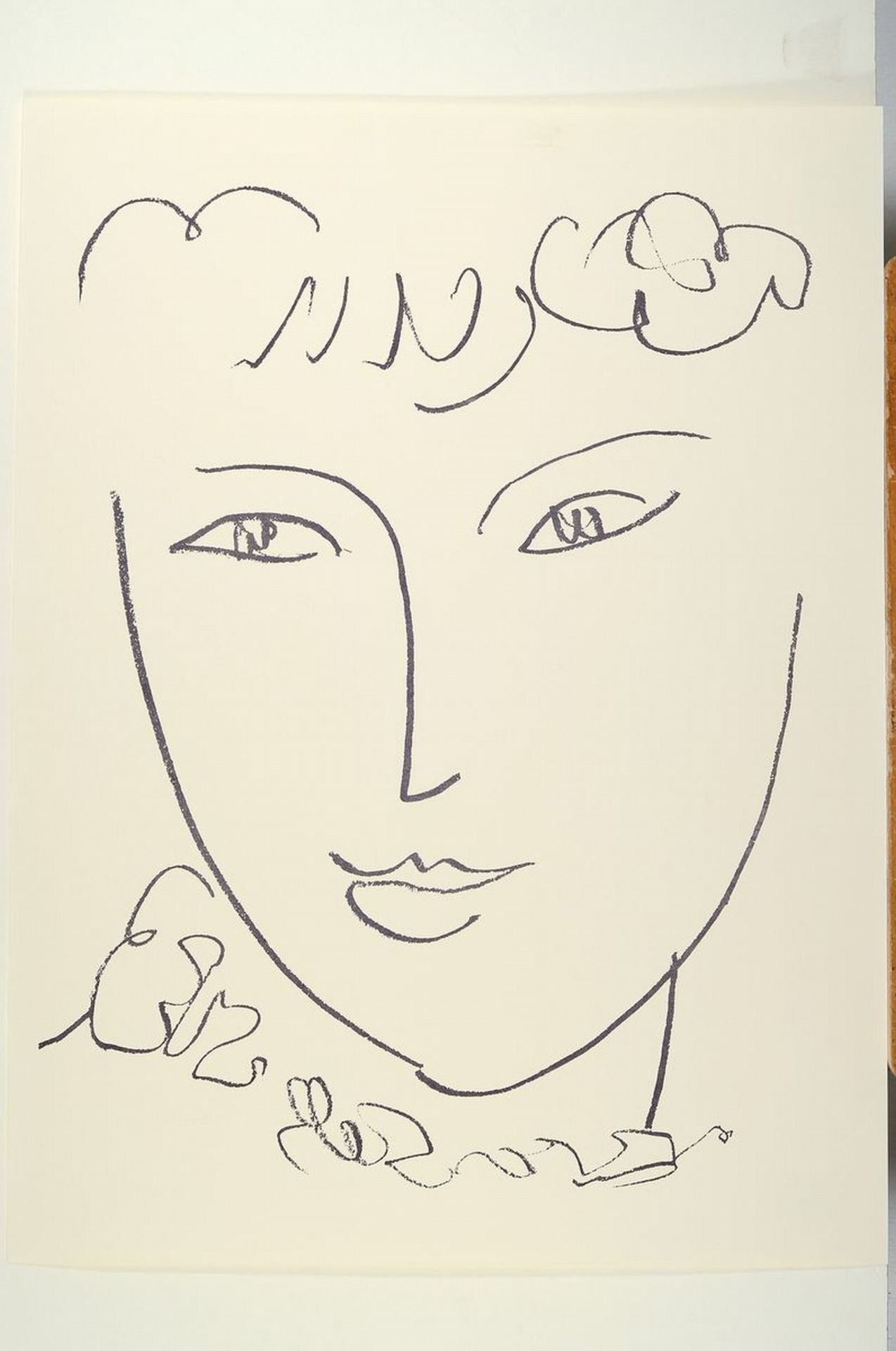 Henri Matisse, 1869-1954,  Lithografie, 'La Pompadour', - Bild 2 aus 2