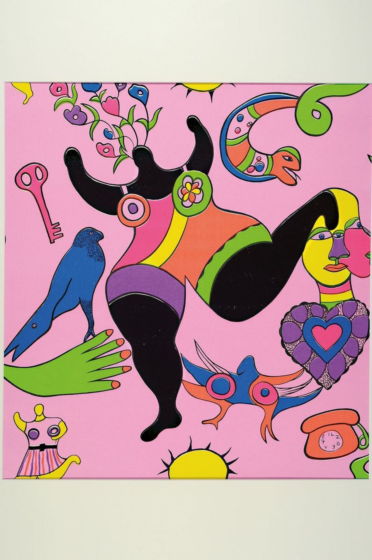 Niki de Saint-Phalle, 1930-2002,  'Nana', Farbsiebdruck - Bild 2 aus 2