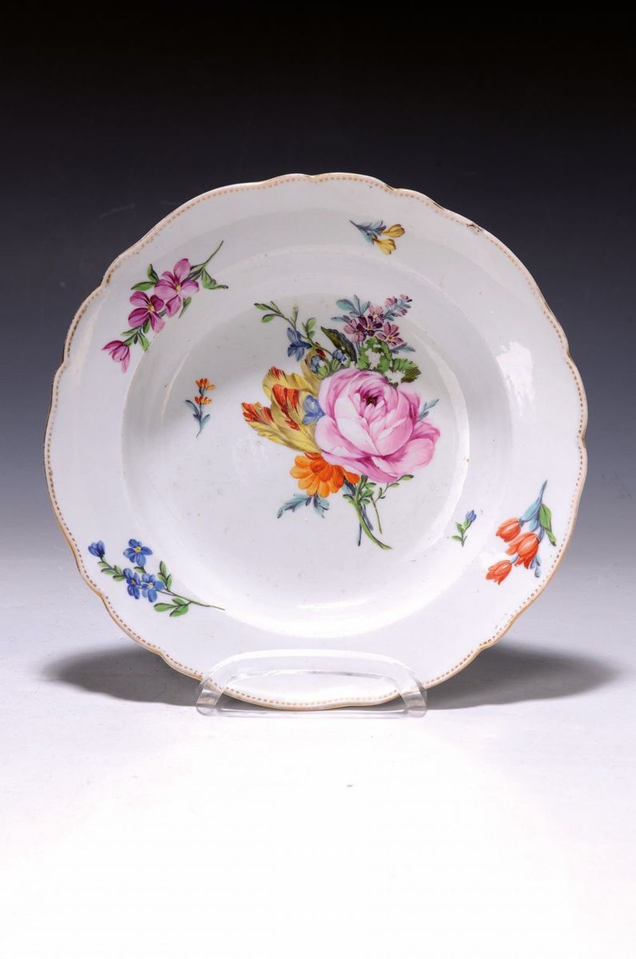 Tiefer Teller, Meissen, Marcolinizeit, um 1774-1814,