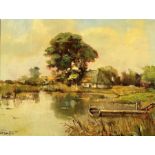 A. van Tilburg, niederländischer Maler, frühes 20. Jh.,