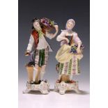 Paar Porzellanfiguren, Rudolf Kämmer Keramische