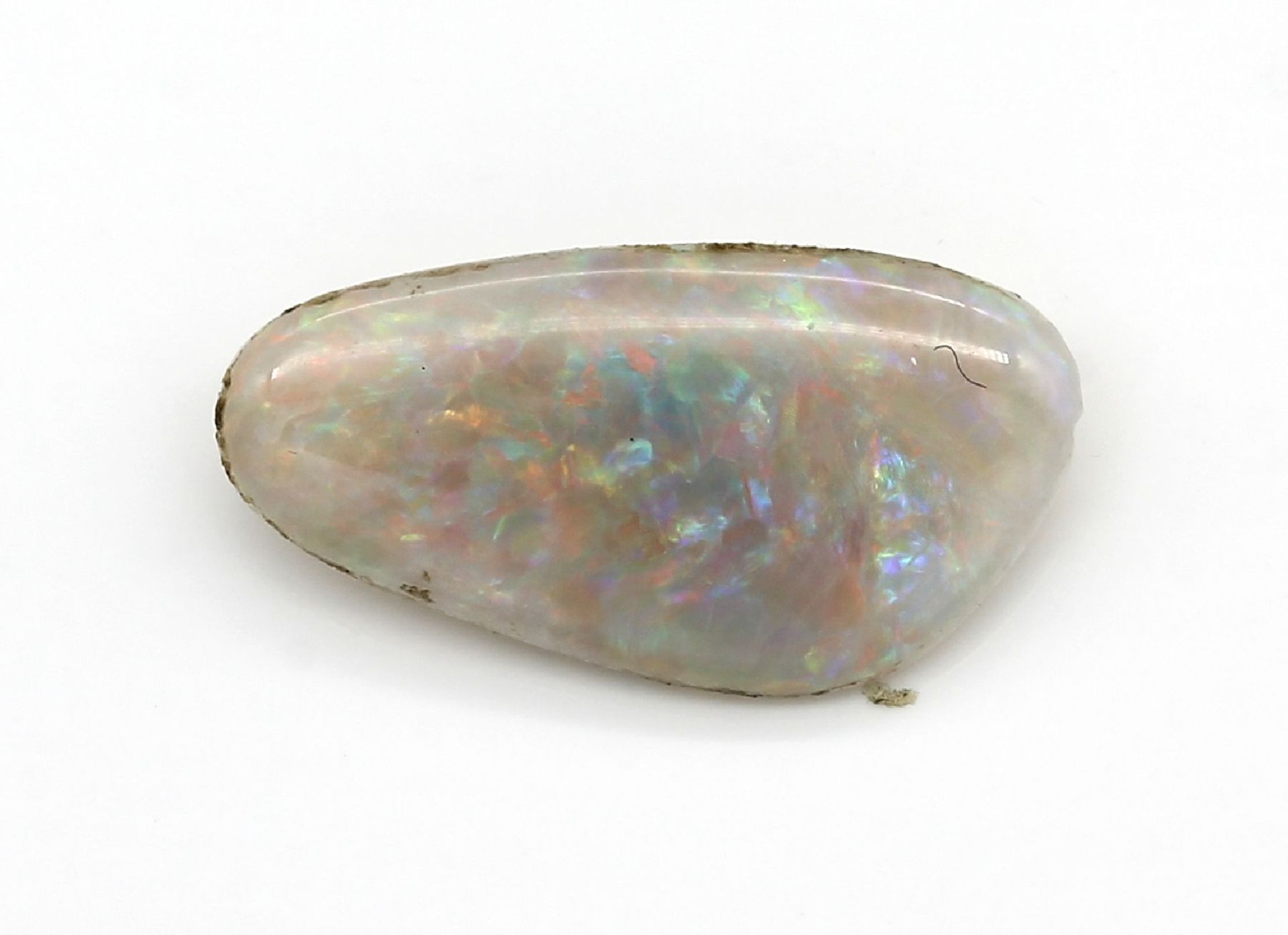 Loser Opal, ca. 4.44 ct,   Farbspiel in rot, gelb und