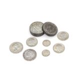 Konvolut 7 Silbermünzen, Deutsches Reich, best. aus: 2 x