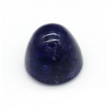 Lot loser Tansanitcabochon, ca. 66.68 ct, D. ca. 20 mm,