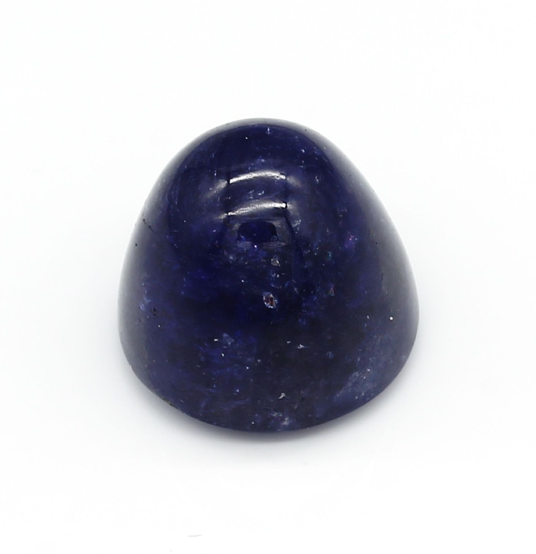 Lot loser Tansanitcabochon, ca. 66.68 ct,   D. ca. 20 mm,