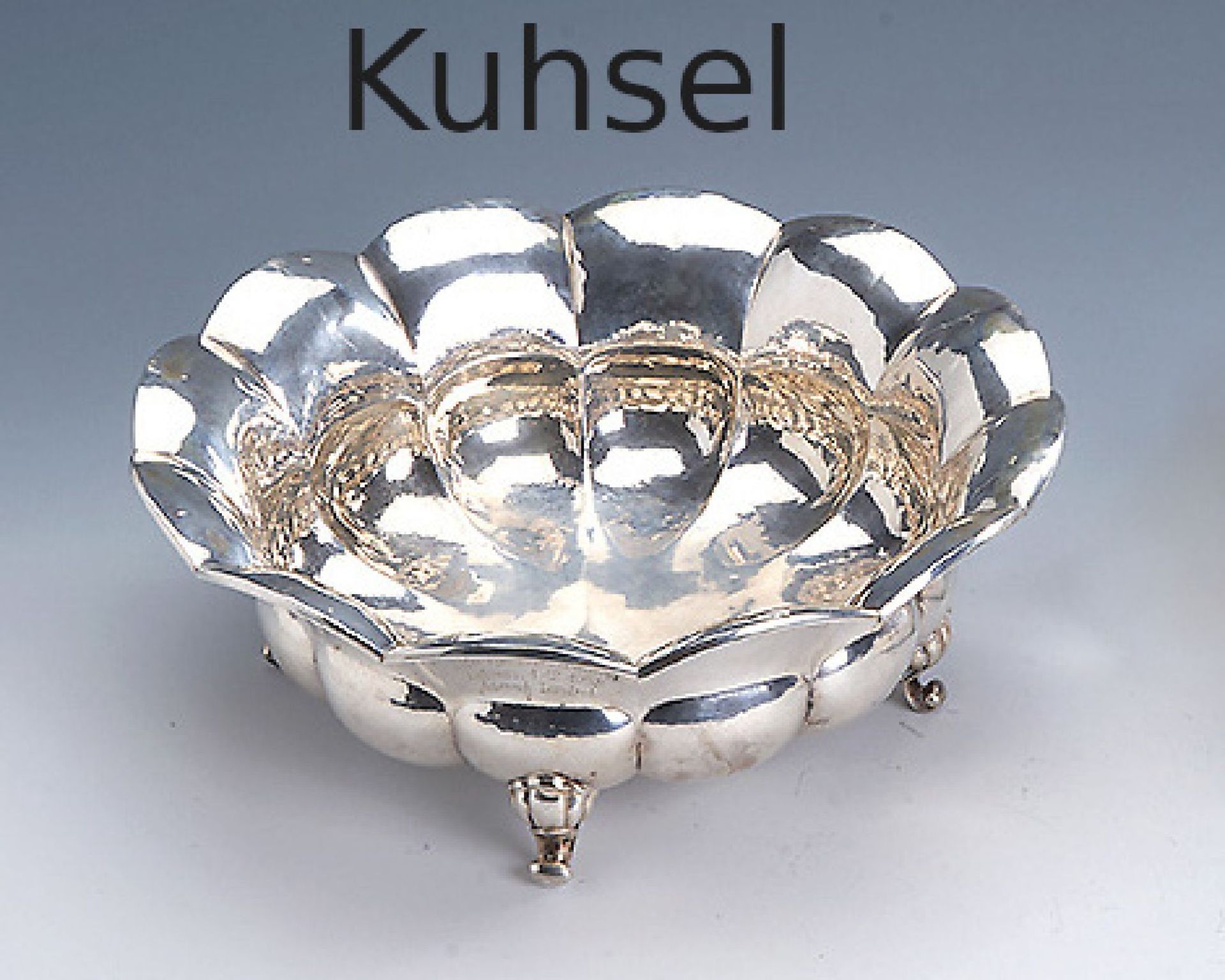 Anbietschale, deutsch, Düren 1930er Jahre, 835er Silber,