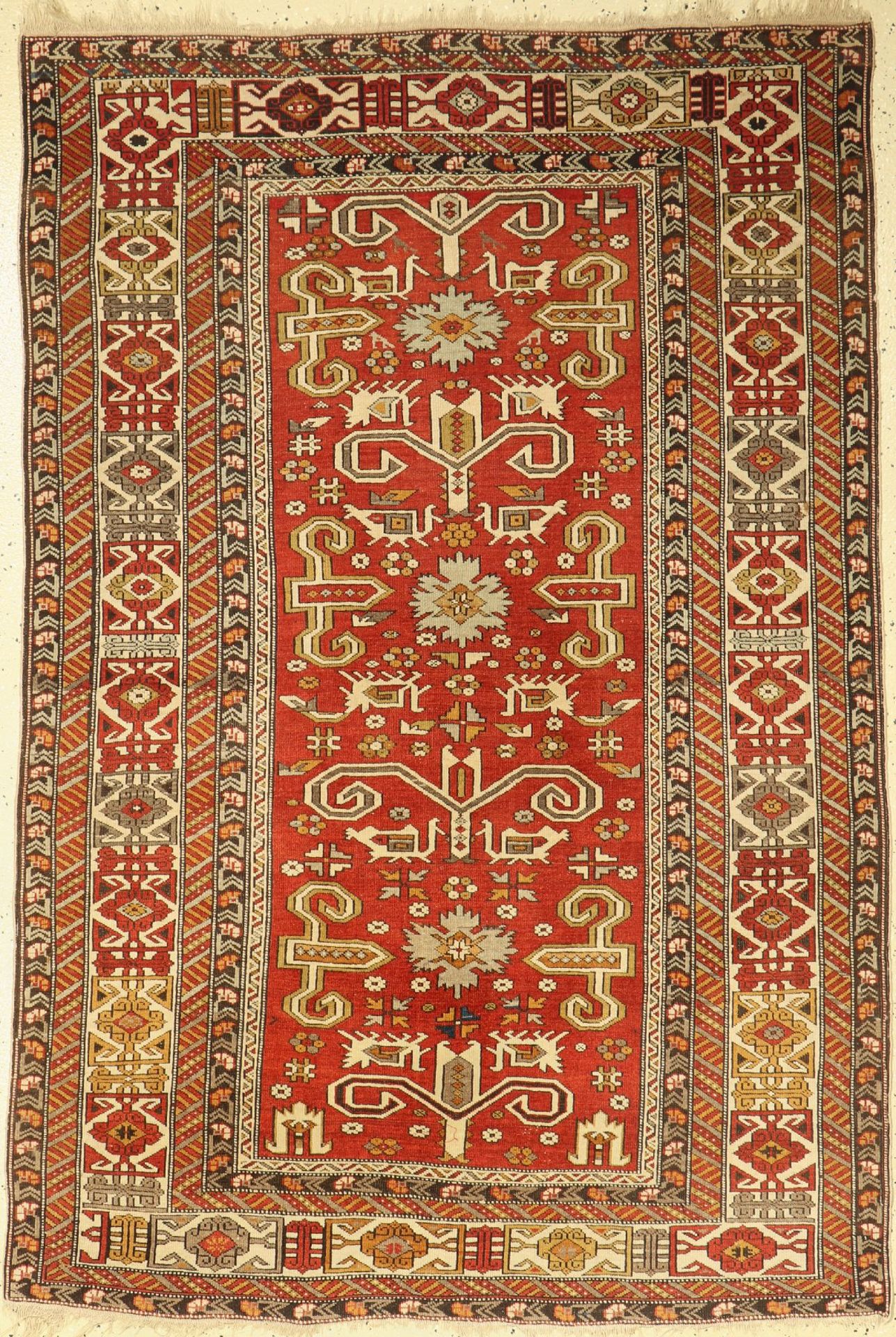 Perpedil,   Kaukasus, um 1880, Wolle auf Wolle, ca. 177 x
