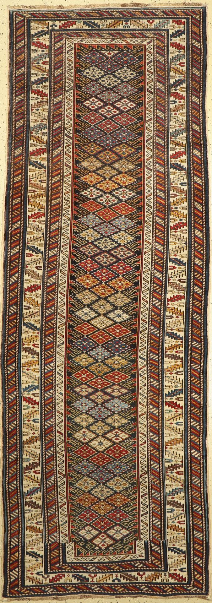 Schirwan antik,   Kaukasus, um 1880, Wolle auf Wolle, ca.