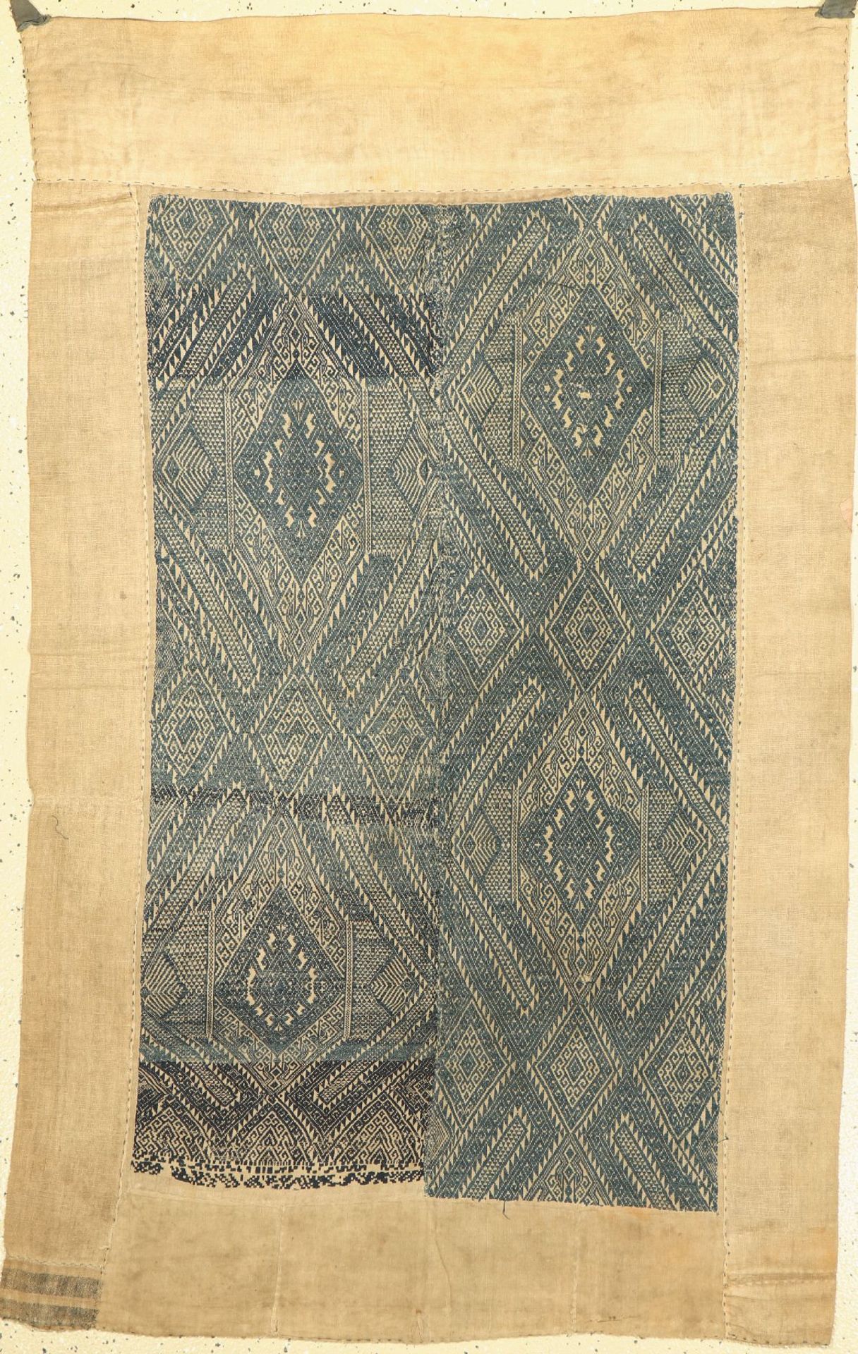 Traditionelle Decke,   Laos, um 1950, ca. 150x 100 cm,