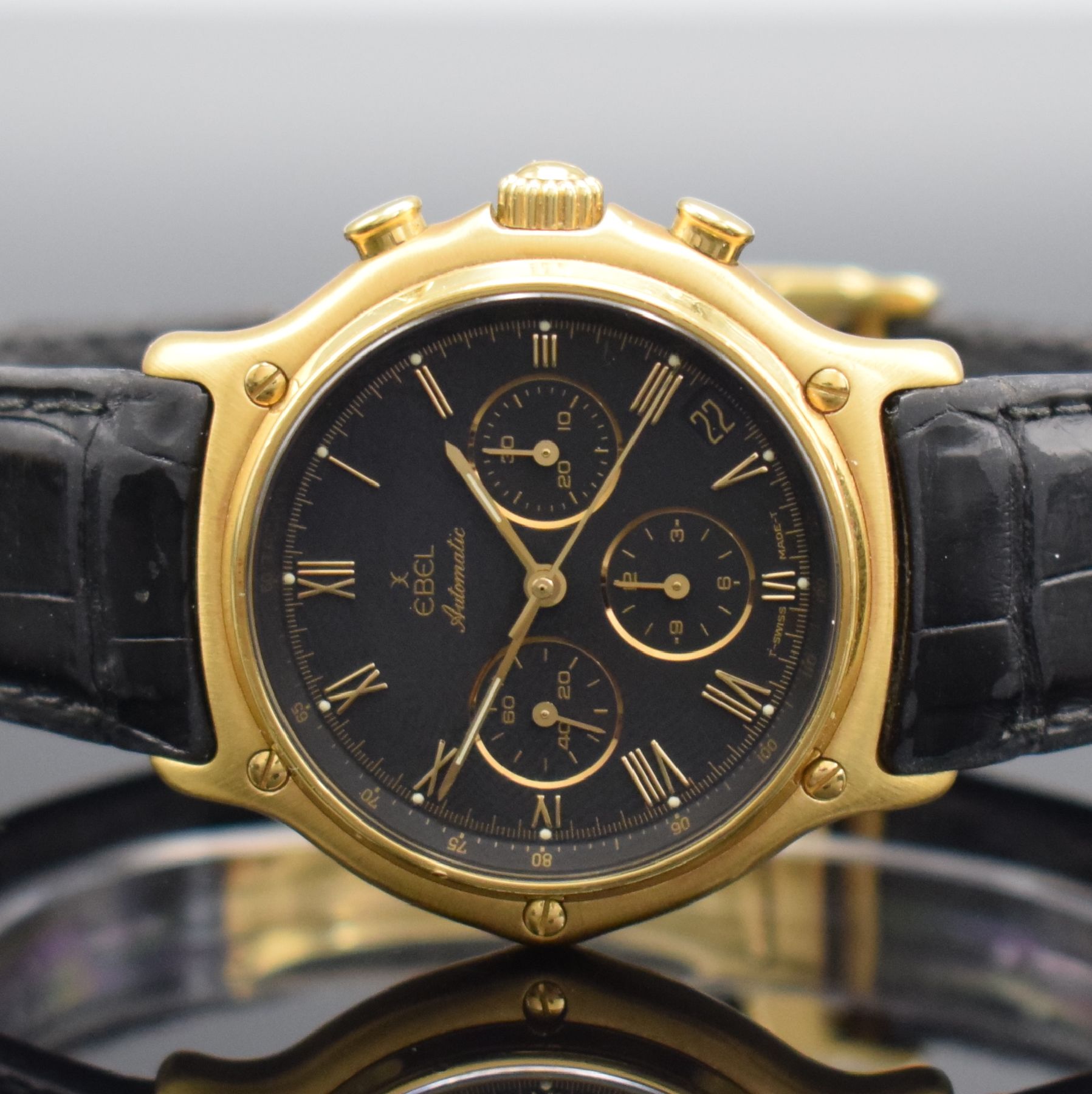 EBEL El Primero Schaltradchronograph in GG 750/000, - Image 2 of 8