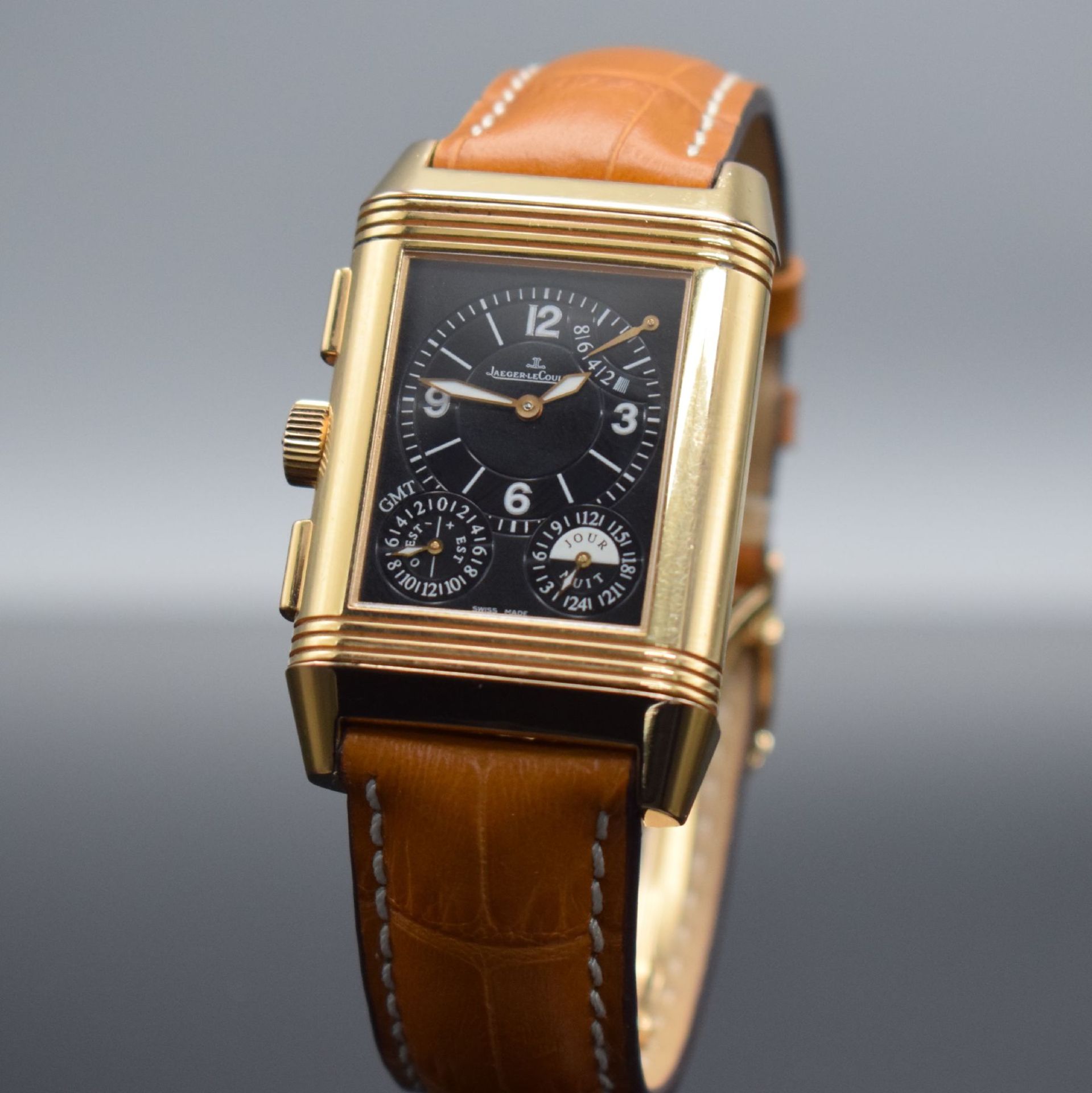 Jaeger-LeCoultre Herrenarmbanduhr Reverso Grande GMT in - Bild 7 aus 15