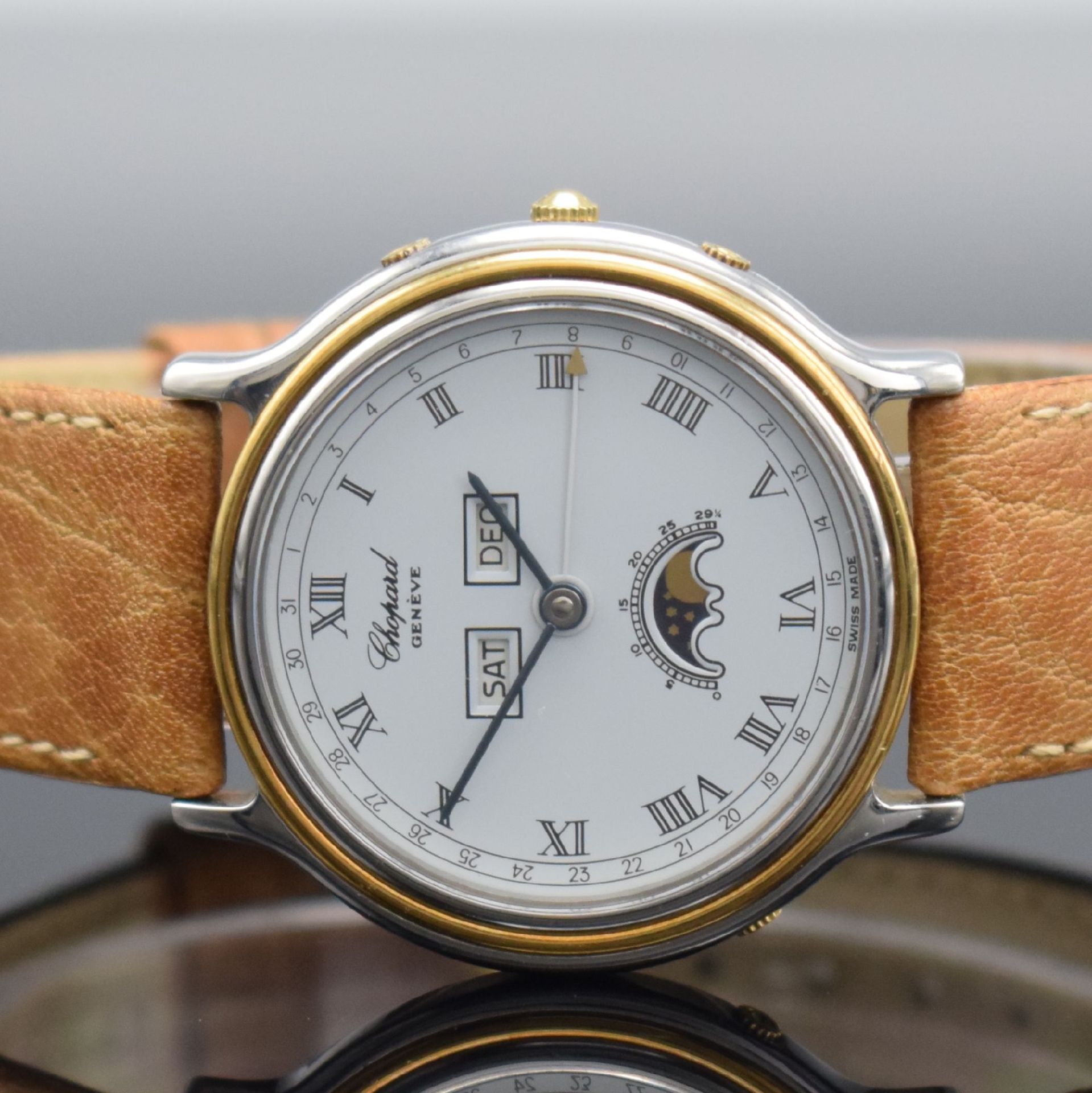 CHOPARD Luna D'Oro Armbanduhr mit Vollkalender Referenz - Bild 2 aus 8