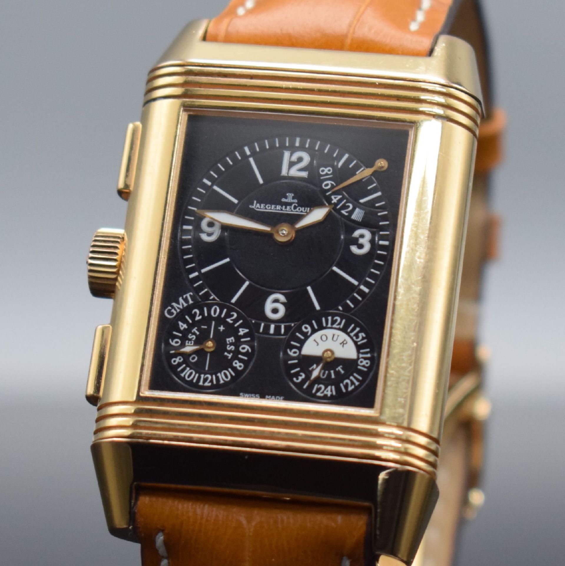 Jaeger-LeCoultre Herrenarmbanduhr Reverso Grande GMT in - Bild 8 aus 15