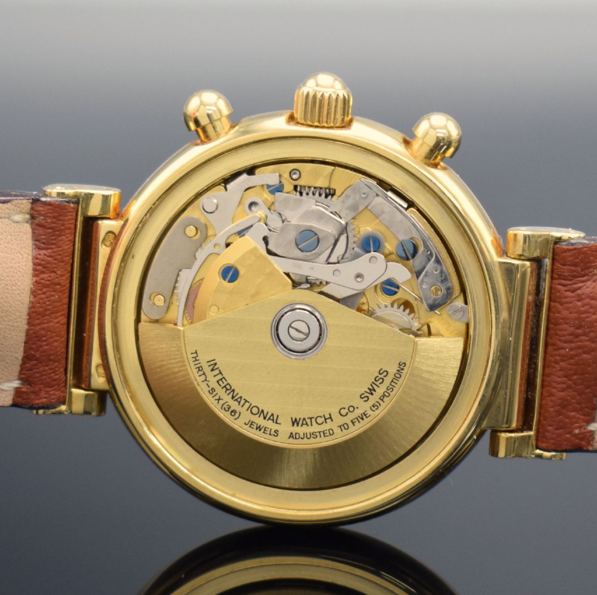IWC feiner astronomischer Armbandchronograph Modell Da - Bild 11 aus 15