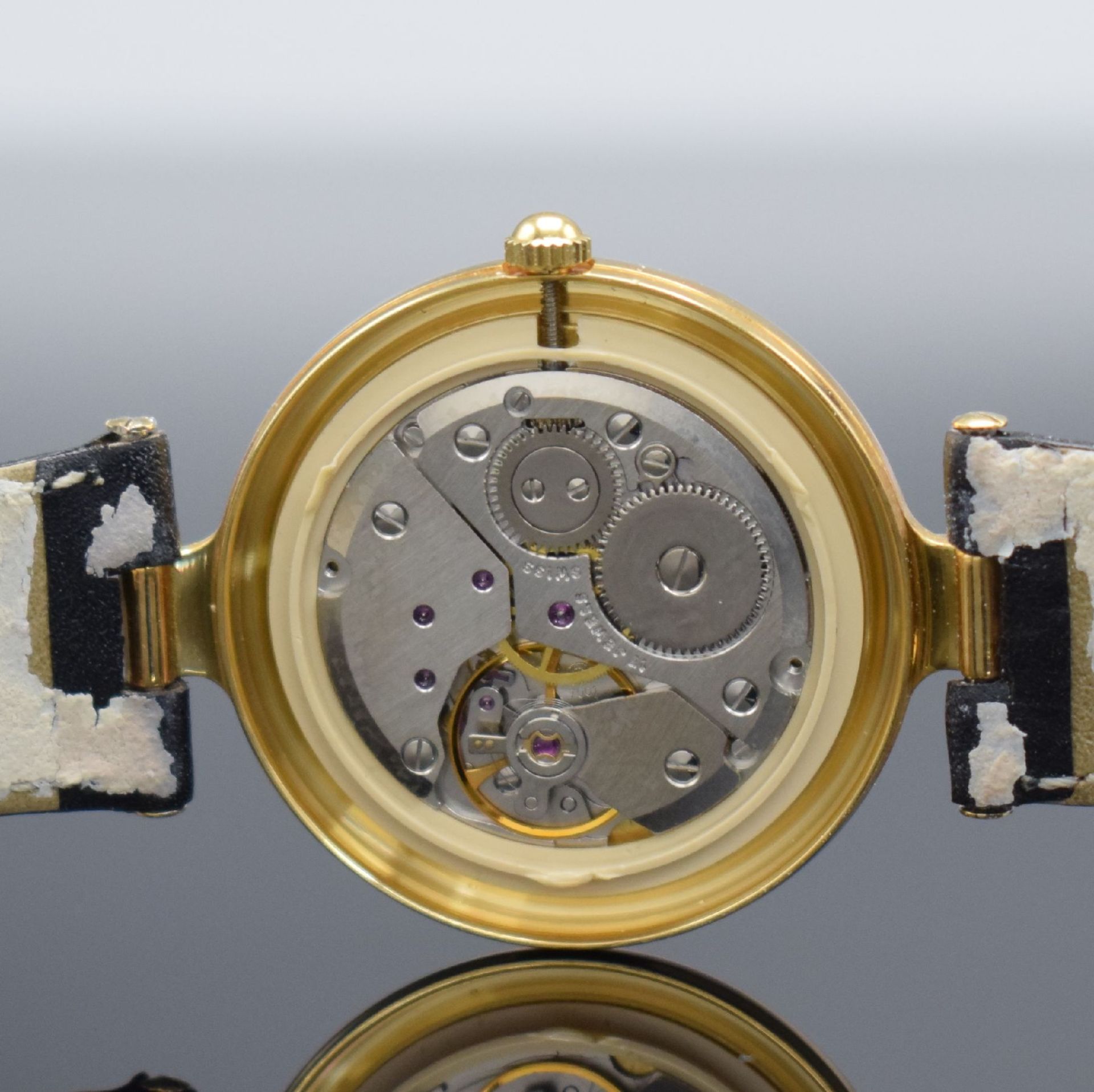 ANDRE LE MARQUAND Armbanduhr in GG 750/000,  Schweiz um - Bild 7 aus 8